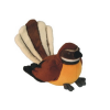 Native NZ Bird Fantail Piwakawaka