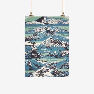 Tea towel - Ali Davies - Mountains