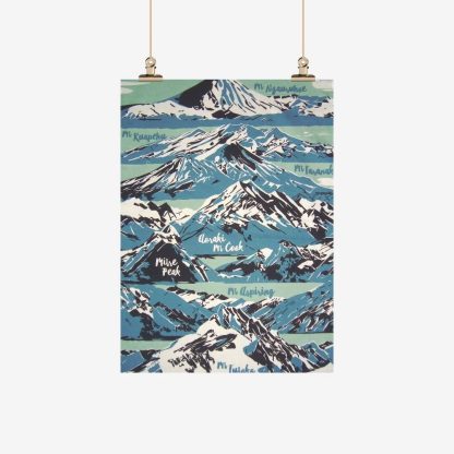 Tea towel - Ali Davies - Mountains
