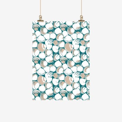 Tea towel - Ali Davies - Shells