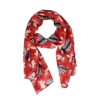 Scarf - Flirting Fantails
