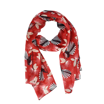Scarf - Flirting Fantails