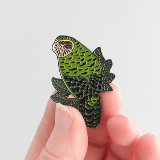 Enamel Pin - Kākāpō