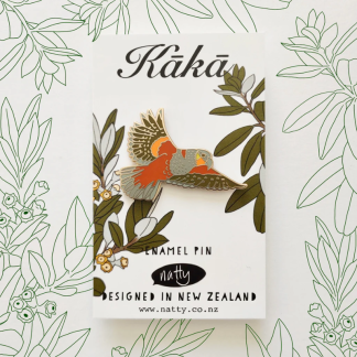 Enamel Pin - Kākā