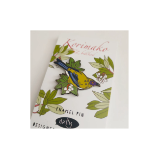 Enamel Pin - Korimako