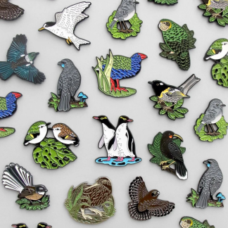 Enamel Pin - Tūī