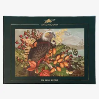 Jig-saw Puzzle - Vintage Kākā 300 pce - Tanya Wolfkamp