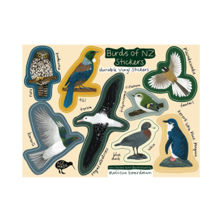 Sticker Sheet - NZ Birds