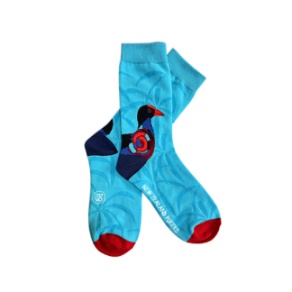 Socks - Bold & Bright Pukeko