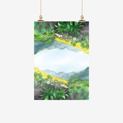 Tea towel - Ali Davies - South Island Mountain Daisy