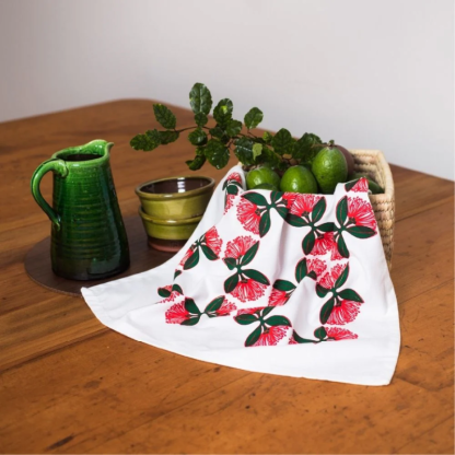 Tea towel - Ali Davies - Pohutukawa - Image 2