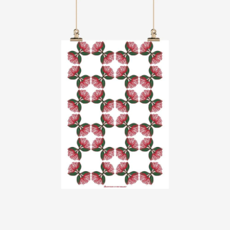Tea towel - Ali Davies - Pohutukawa