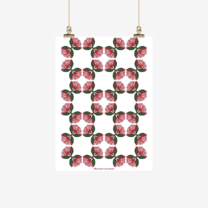 Tea towel - Ali Davies - Pohutukawa