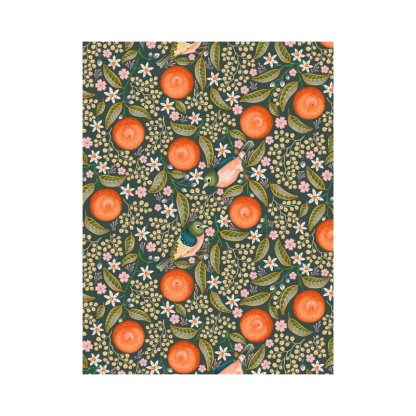 Tea Towel - Birds & Fruit
