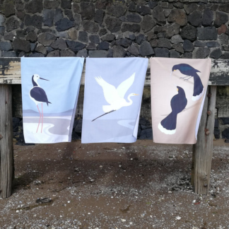 Tea Towel - Hansby - Kōtuku