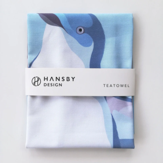 Tea Towel - Hansby - Kororā