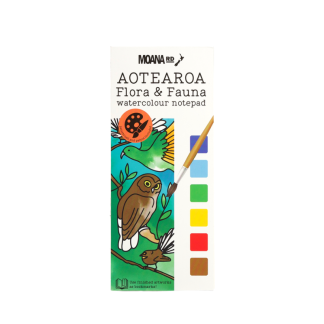 Aotearoa Flora & Fauna Watercolour Notepad