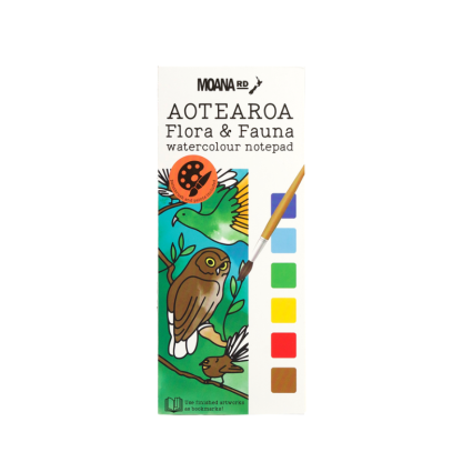 Aotearoa Flora & Fauna Watercolour Notepad