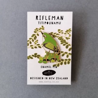 Enamel Pin - Titipounamu - Natty