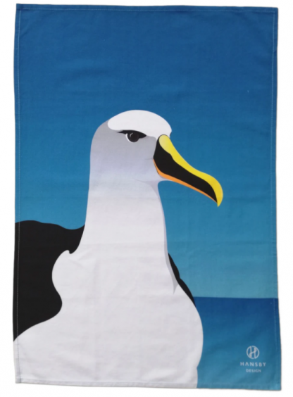 Native NZ Bird Tea Towel Mollyhawk