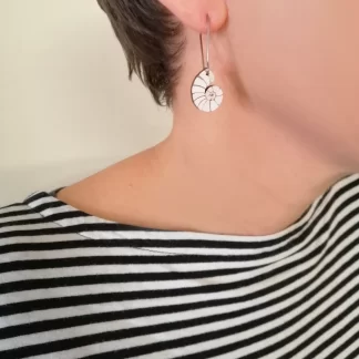 Earrings - Spiral Shell